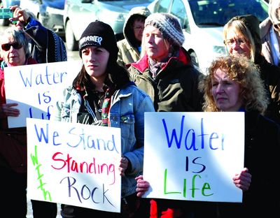 Tepee hosts rally for DAPL water rights