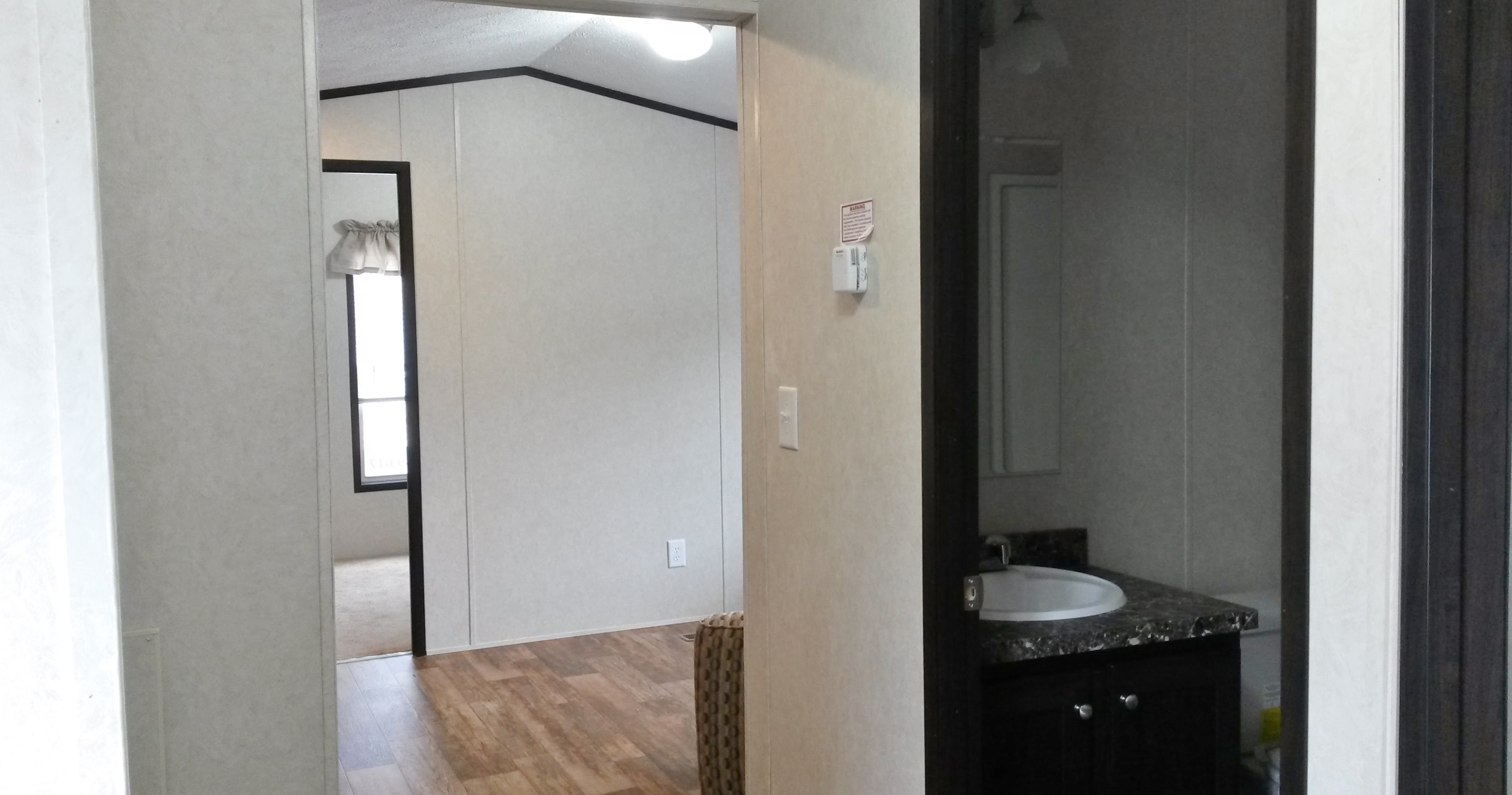 Opposite end of the house, 2 bedrooms, bath and den