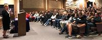 Holocaust survivor shares message with students