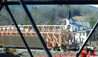 Blenheim Bridge taking shape