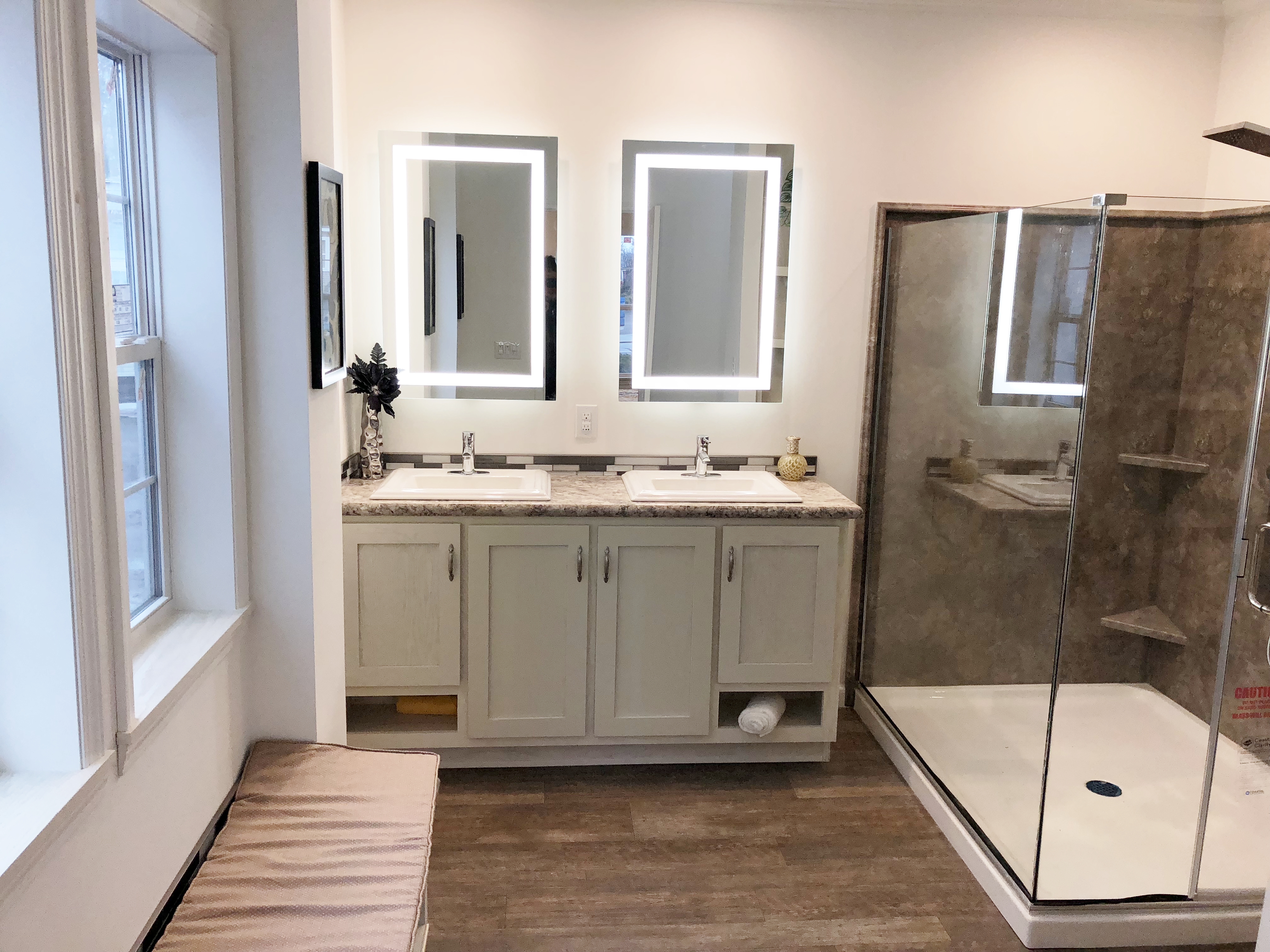 Master Bath as Displayed