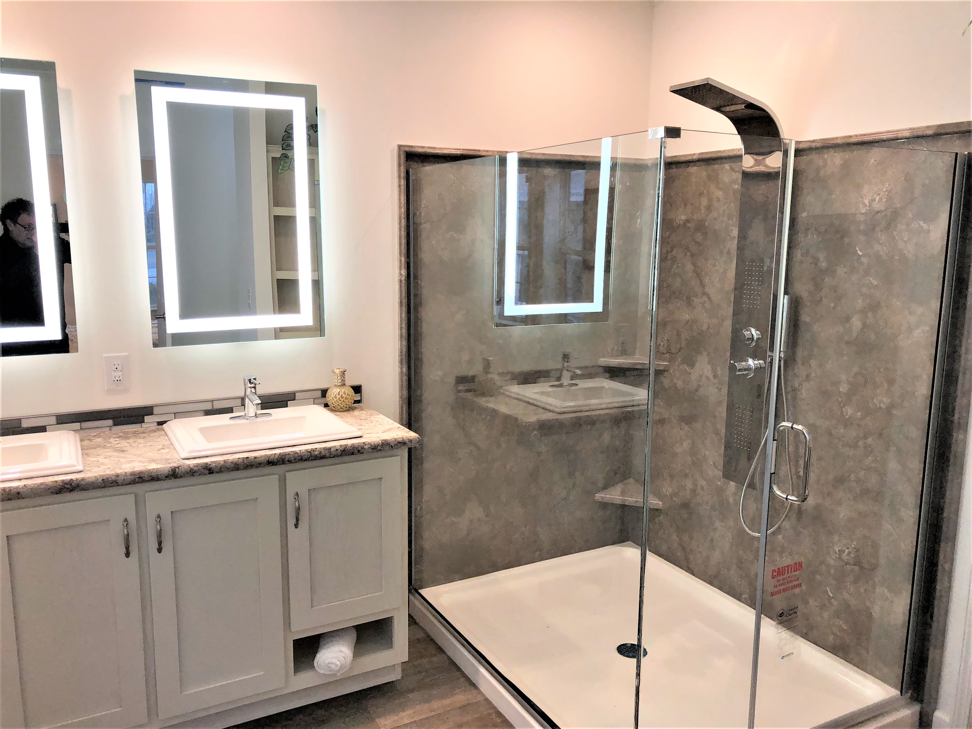 Shower in Master Bath as Displayed