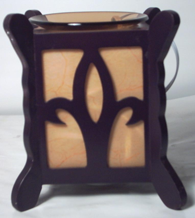 d-  Tart burner & oil warmer , electric wooden box night light D435