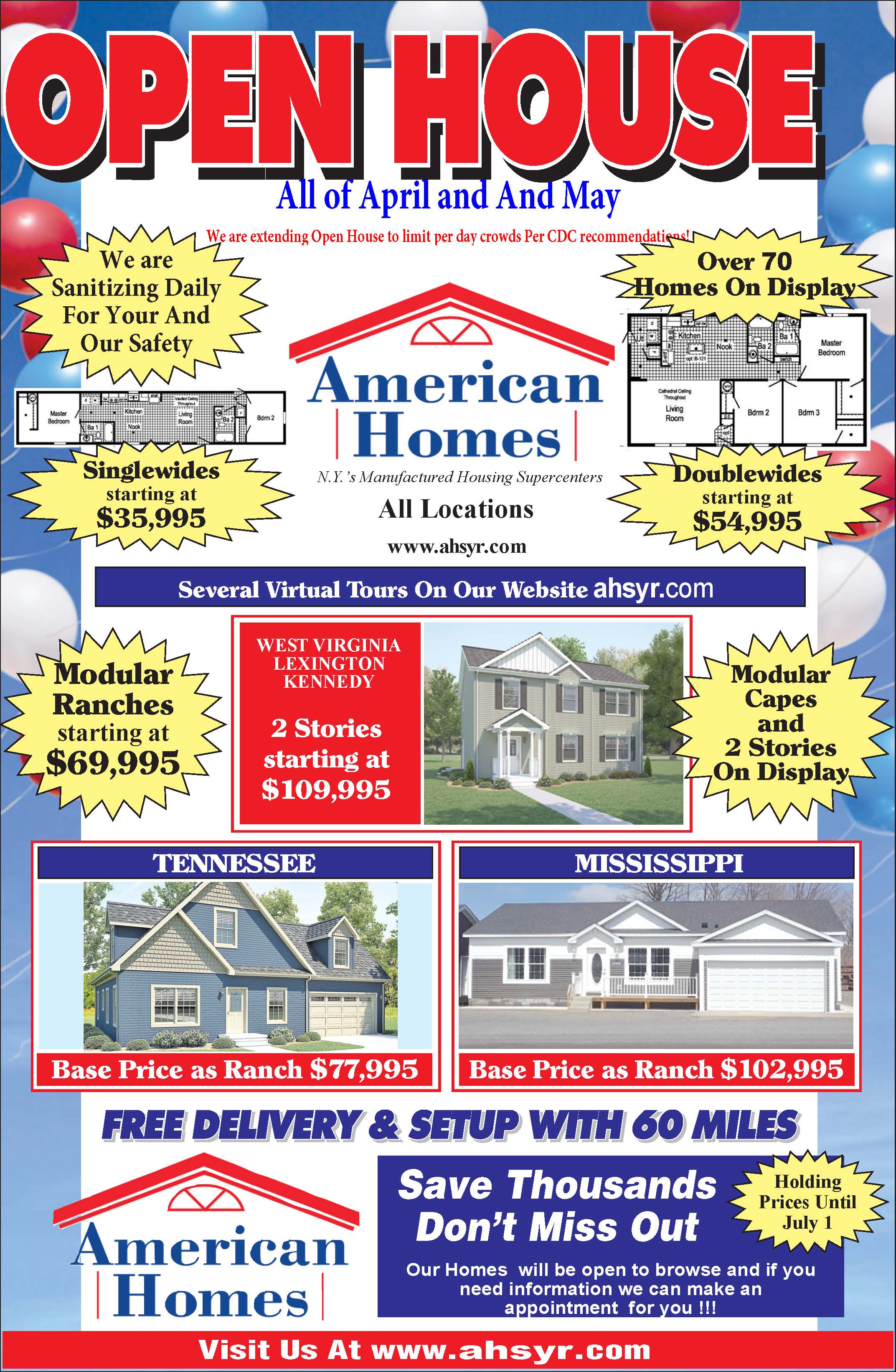 Manufactured, Modular, Doublewide, Mobile Homes American Homes NY