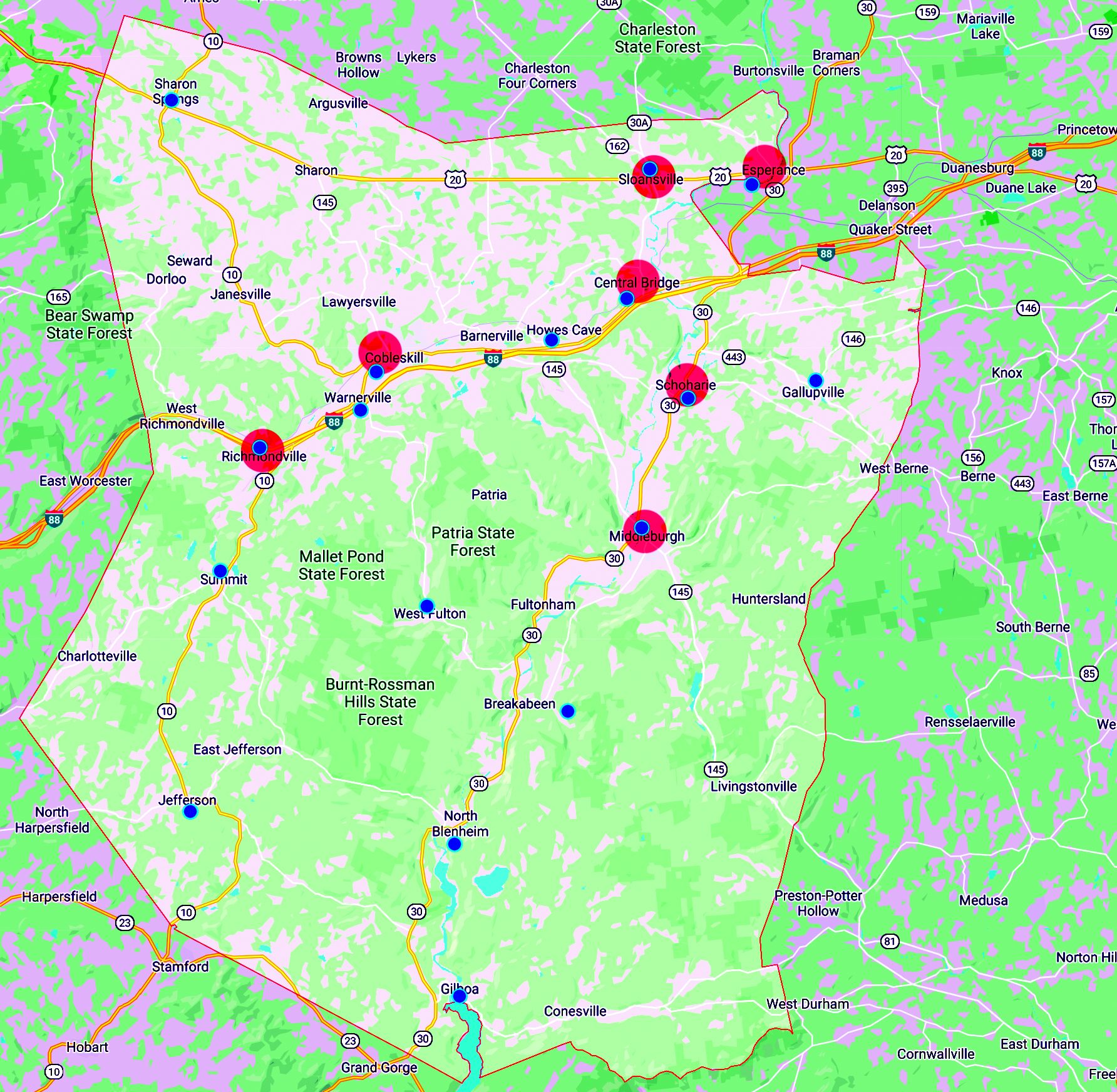 COVID positives, quarantines throughout Schoharie County