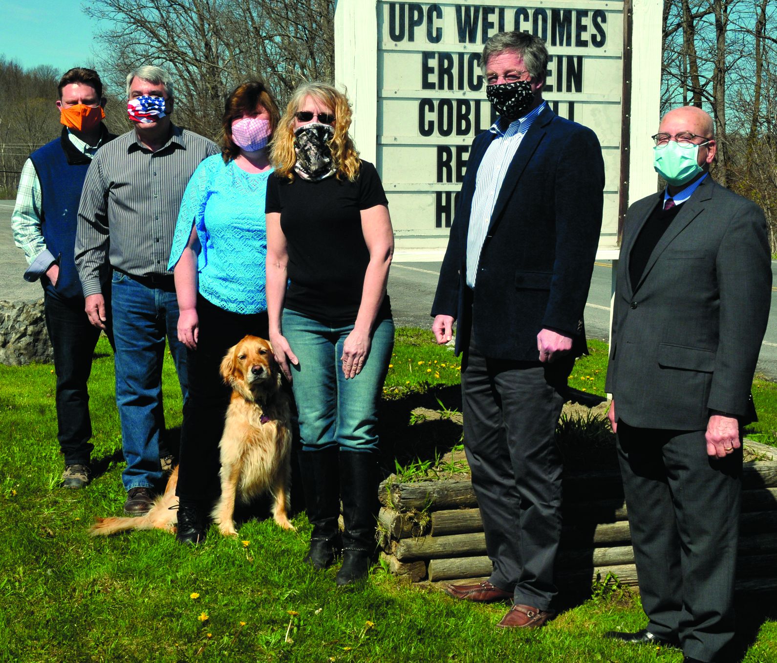 Universal Plastics pitches in with face shields