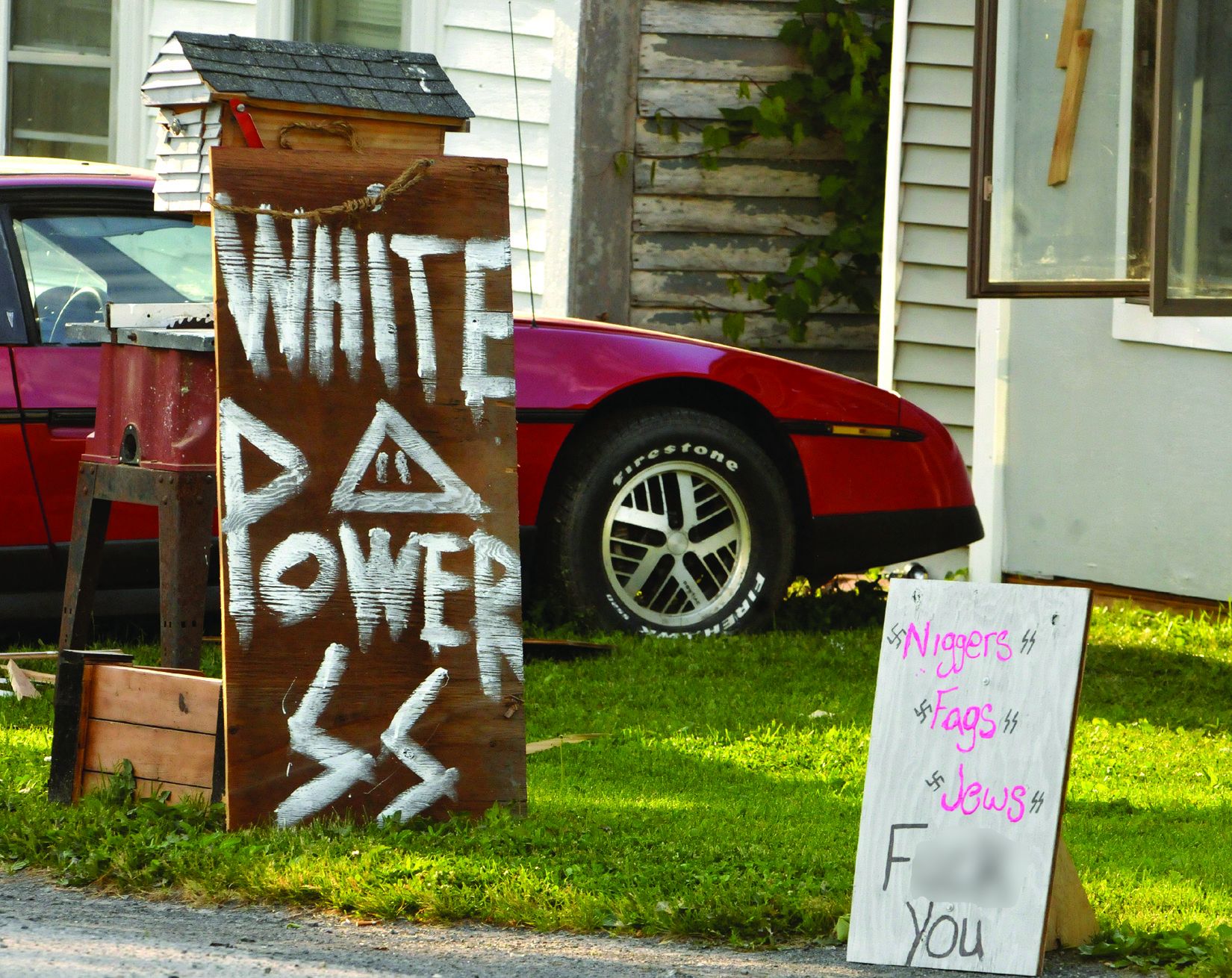 Hate signs anger Argusville neighbors