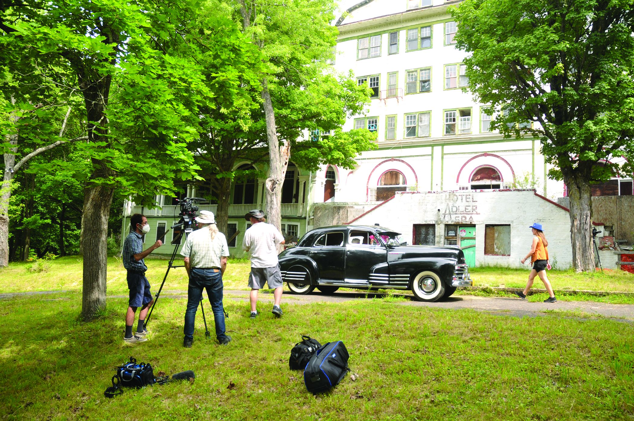 Film crew visits Route 20