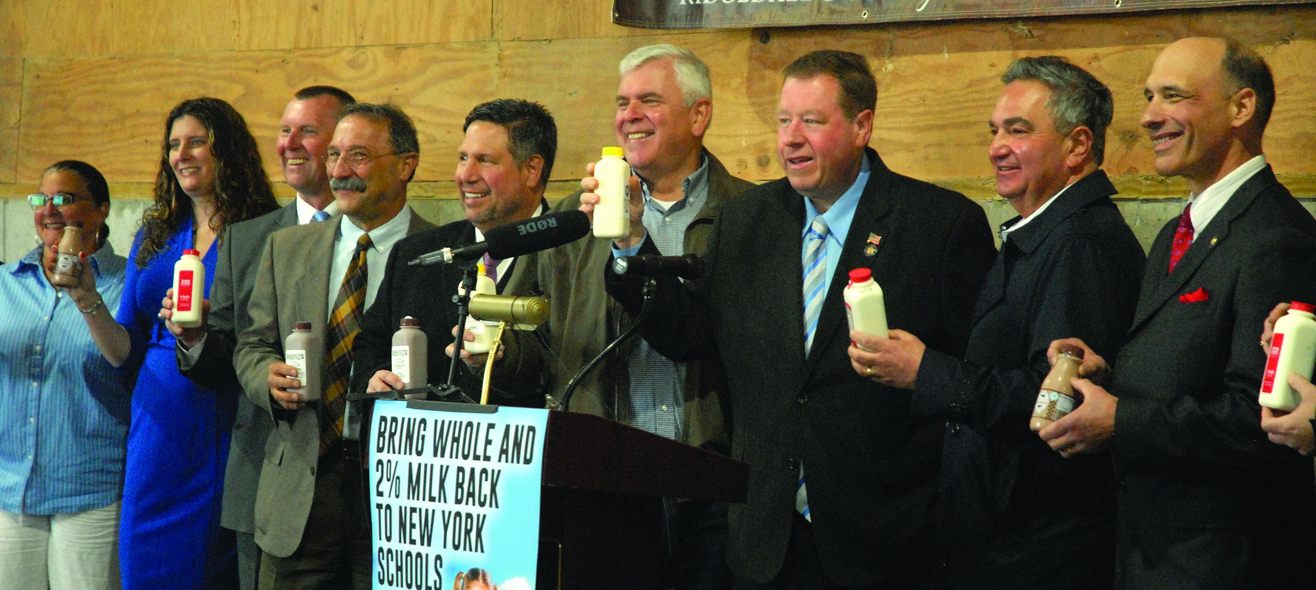 Farmers, legislators launch fight for real milk