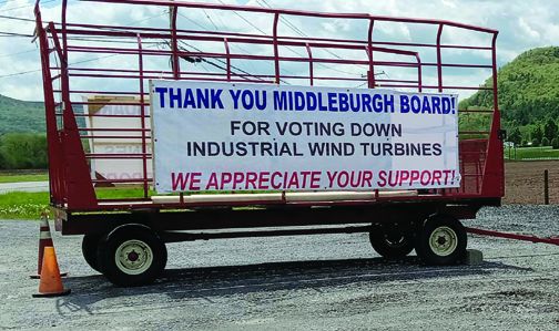 Middleburgh OKs ban on big wind, solar