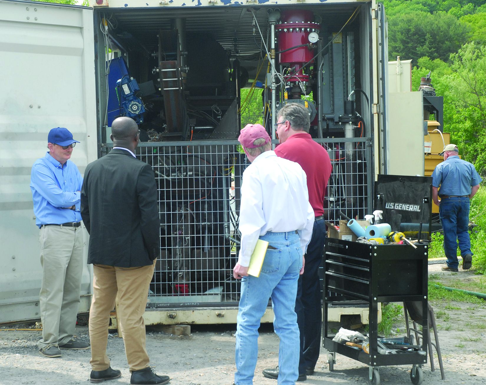 The future of trash and energy? Supervisors tour gasifer