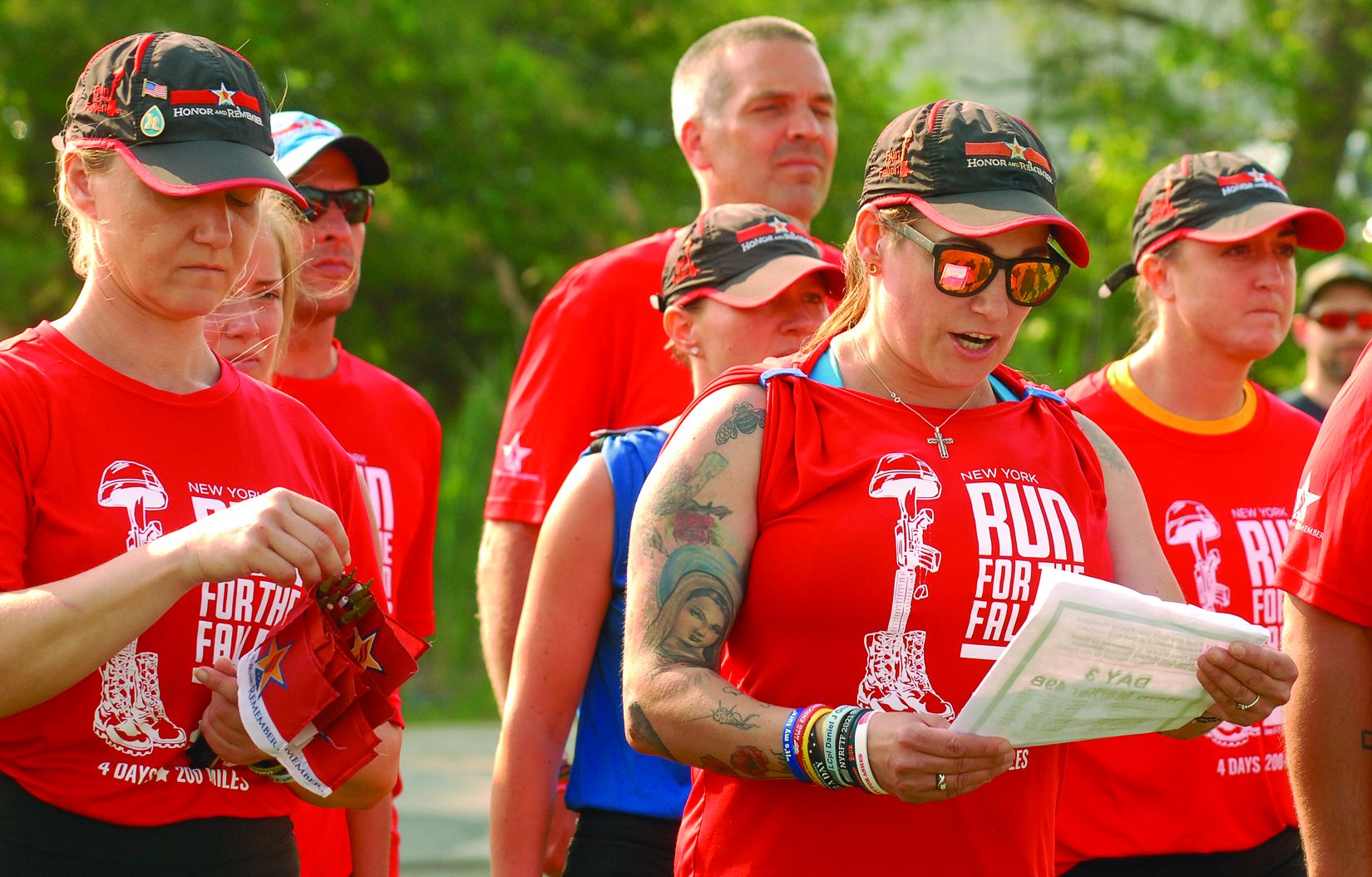 Run for Fallen stops at Wal-Mart