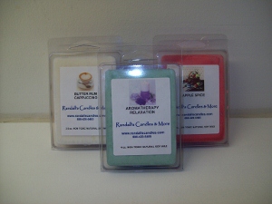 Natural soy wax tarts NEW PACKAGING 2 packs