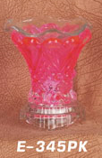 a - Tart Burner & Oil Warmer Pink color Vase Electric