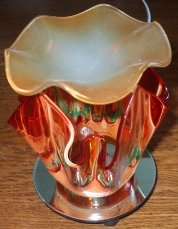 -e703ru Tart burner & oil warmer electric tulip rust fractal