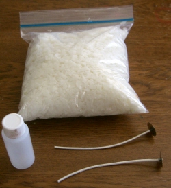 Natural soy wax candle making kit