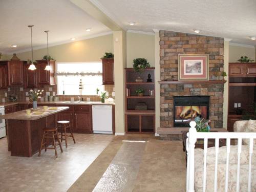 Kitchen and Family Room