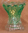 a -  Tart Burner & Oil Warmer Green color  Vase Electric