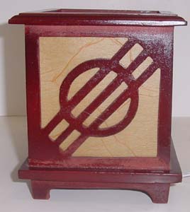 d- Tart burner & oil warmer , electric wooden box night light D410