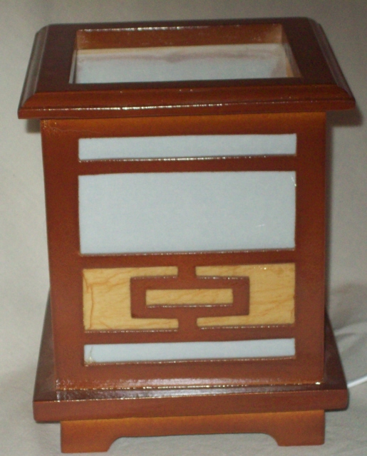 d- Tart burner & oil warmer , electric wooden box night light stw009