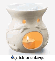 Tart burner, potpourri burner ceramic DOLPHIN