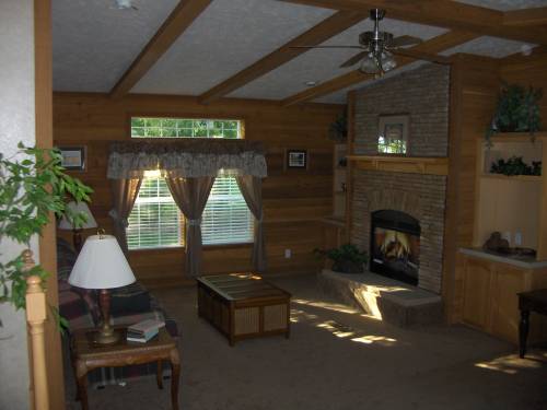 Cedar Wall at Great Room