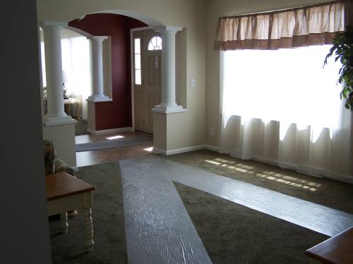 Living Room and Foyer