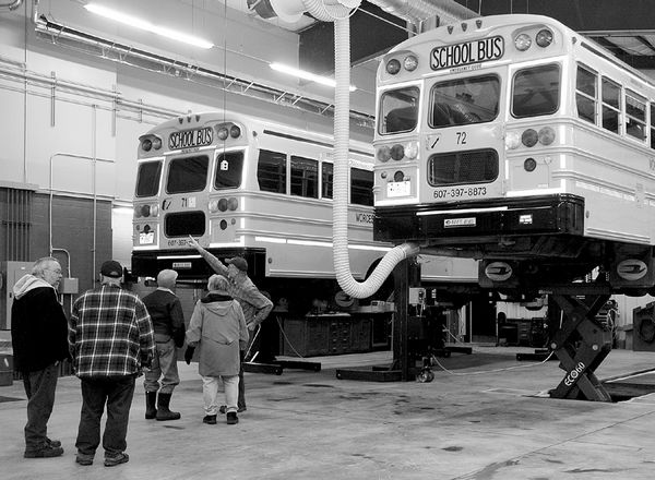 WCS shows off new bus garage
