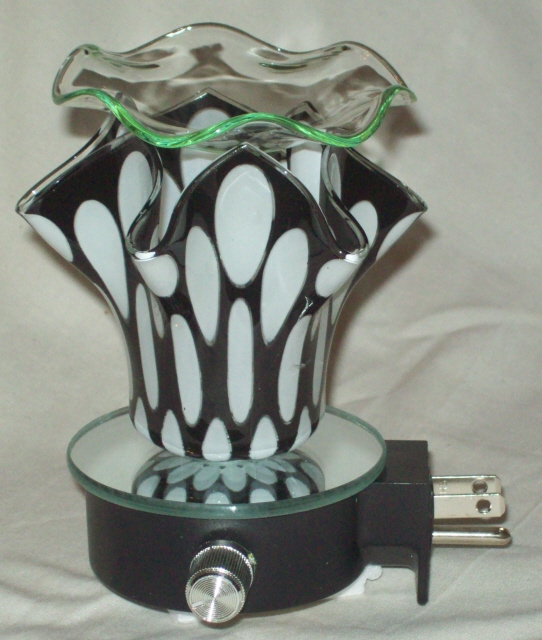 --- 710bk Tart burner, oil warmer, nightlight black
