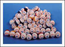 Samson Multi-Colored Bingo Balls