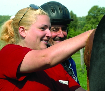 Vets find peace and quiet on horseback