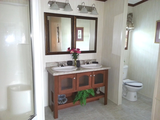Very spacious master bath