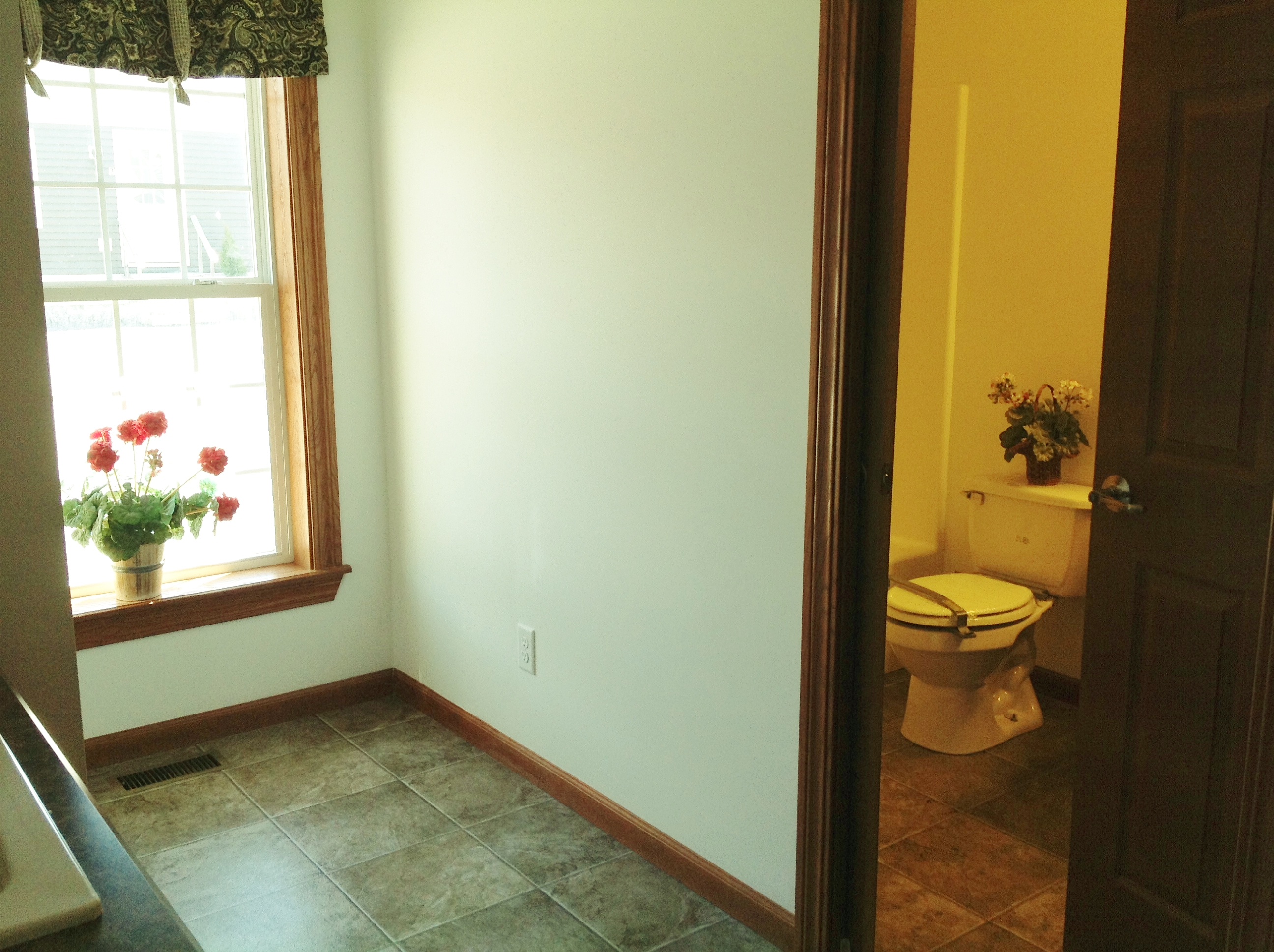 Utility/hall bath combo.