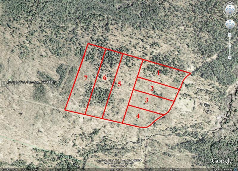 These 5 acre lots are located in Camden on a maintained road. These are all buildable for a house or cabin and have great hunting. This is in the northern hunting zone for a long season, and is close to both Oneida Lake and the Salmon River for great fishing and water sports. The terrain is gently rolling and fully wooded with great diversity. <br>