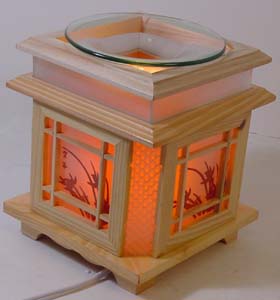 d- Tart burner, oil warmer, box electric dark leaves d440