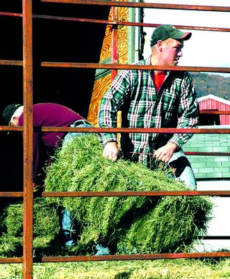 Two months and counting...Hay arrives for farmers