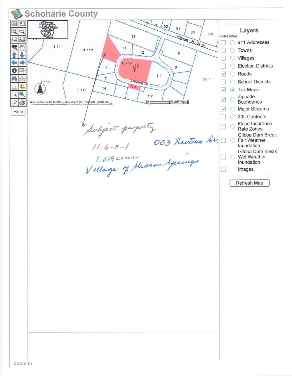 Approved building lot in Village of Sharon Springs located in a beautiful cul-de-sac setting.  Build your dream home.  Beautiful views.  A must see.