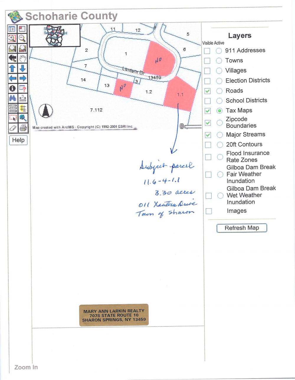 Approved tiered building lot located in the Town of Sharon in a beautiful cul-de-sac. No village taxes here.  Street is plowed and maintained.  Survey, legal description available. Electric at road.  <br><br><br><br>