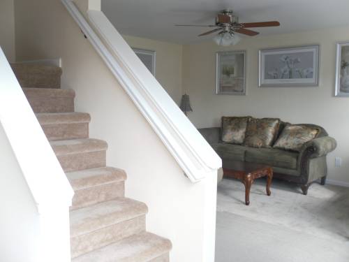 Foyer and Living Room