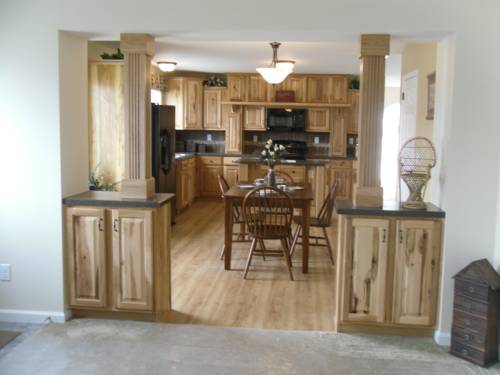 Living Room to Nook and Kitchen