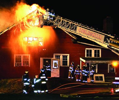 Summit Red Barn burns