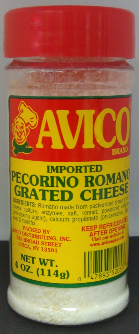 Grated Romano Cheese 4 oz