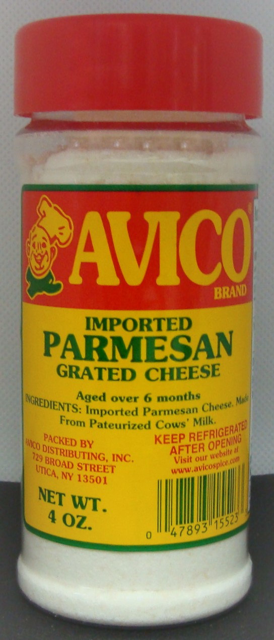 Grated Parmesan Cheese 4 oz
