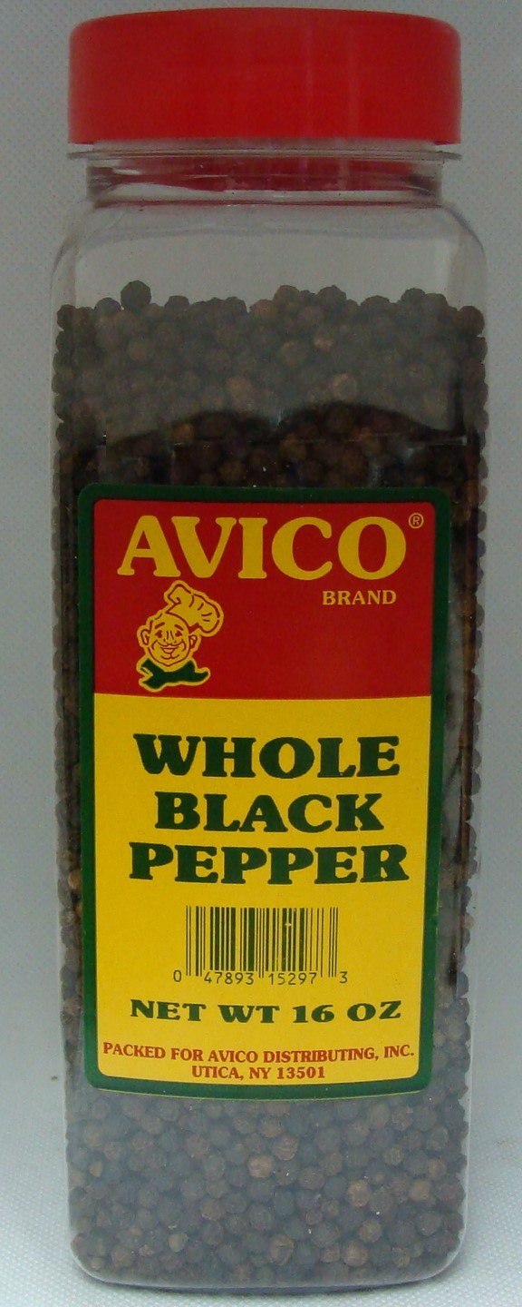 Black Pepper Whole 16 oz.