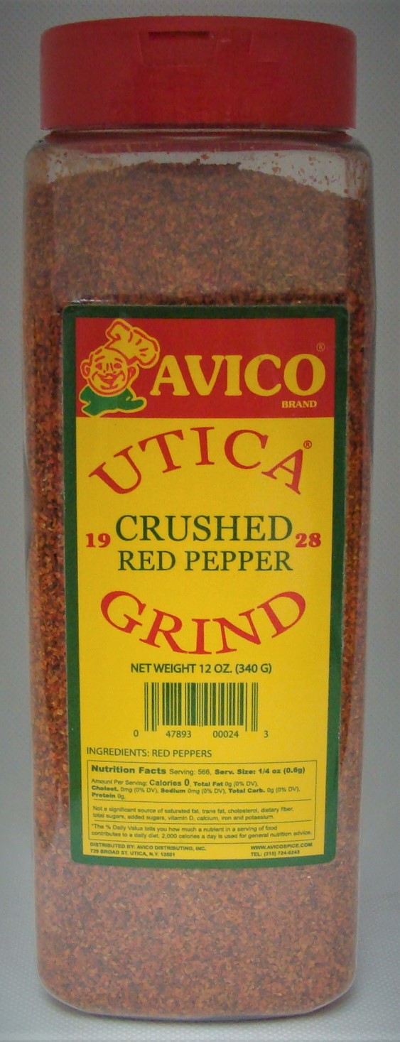 Red Pepper Crushed UTICA GRIND 12 oz.