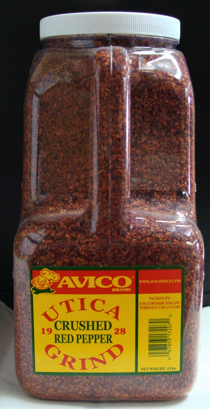 Red Pepper Crushed UTICA GRIND 4 lbs. For Sale at Avico Spice Distributing