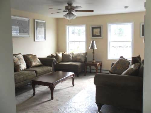 View from nook to the first living room