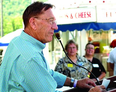 Cutting the ribbon on the 2015 Fair