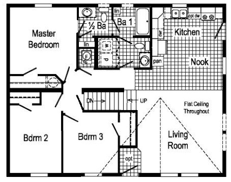 Floor plan as displayed