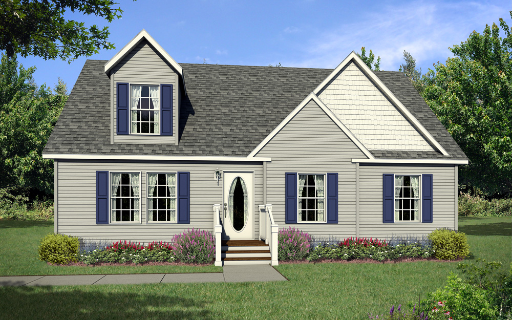 Need more space? Build as a Cape with dormers
